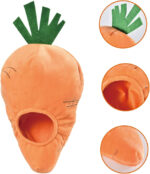 thinkassemble.co.uk Basics Rabbit and Carrot Puppy/Dog Toys for Hide and Seek with Soft Plush, 5 Count (Pack of 1) Orange and White - Image 4