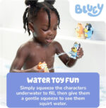 Toomies Bluey Squirter 4-Pack, Bath Toy Set With Bluey, Bingo, Mum And Dad, Water Squirting Fun For Toddlers, Designed For Little Hands, Promotes Motor Skills, Creative Play, Ages 18 Months plus - Image 3