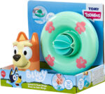 Toomies Bluey Splash and Float Bingo - Bath Toy Pourer Cup with Shower Holes and Water Wheel Toy Pool Ring- Sensory Water Toys - Officially Licensed Bluey Toys - Baby Bath Toys for +18 Months - Image 2