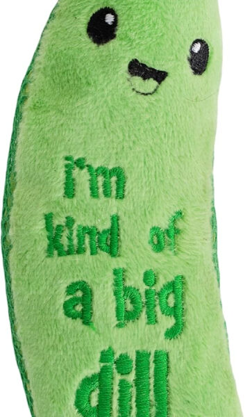 Catstages Catnip Toys for Cats Fun Pickle-Shaped Cat Toy - For Kittens & Adult Cats - Crinkle Catnip Toy For Cat Dental Care Including Teething - Hours of Fun & Enrichment, Ideal for Indoor Meows