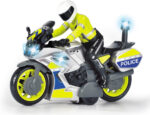 Dickie Toys Police Motorcycle Toy Motorcycle with Police Figure for Children Aged 3 Years and Up with Blue Light and Siren, Freewheel, 17 cm Long - Image 3