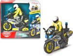 Dickie Toys Police Motorcycle Toy Motorcycle with Police Figure for Children Aged 3 Years and Up with Blue Light and Siren, Freewheel, 17 cm Long - Image 9