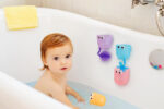 Munchkin Falls Bath Toy with Suction Cups|Multi-Colored Waterfall Bath Playset | Includes 3 Interactive Toys & 1 Pouring Cup | Fun Waterway for Tub Time - Image 5