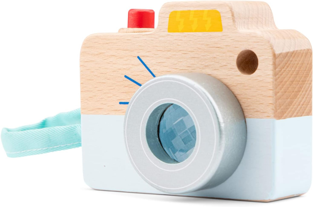 New Classic Toys Wooden Camera Educational Color Perception Toy for Preschool Age Toddlers Boys Girls