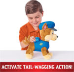 PAW Patrol, Talking Chase 30.5-cm-tall Interactive Plush Toy with Sounds, Phrases and Wagging Tail, Stuffed Animals, Kids Toys for Ages 3 and up - Image 8