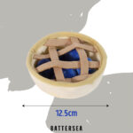 Rosewood Battersea Blueberry Snuffle Pie Cat Toy, Cat Snuffle Toy, Catnip Blueberries in Plush Pie Toy, Catnip Toy, Blue, 12.5cm - Image 7