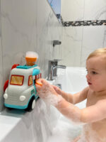 Nuby Ice Cream Shop Bubble Machine Bath Toy - Suction Cups | Includes 2 Cones | Interactive Play | Suitable from 3 Years - Image 5