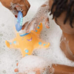 Nuby Starfish Hoopla Floating Bath Toy – Includes 3 Throwing Rings | BPA Free | Suitable for Ages 18 Months Plus - Image 7
