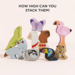 Le Toy Van - Educational Andes Wooden Animal Stacking Tower Toys And Bag | Learning Activity Toys For Toddlers Development - Image 5