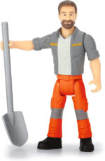 Dickie Toys 203834003 Feuerwehr Kärcher Toy Sweeper for Children Aged 3 and Above Cleaning Vehicle (19.5 cm) with Many Functions, Includes Movable Figure & Accessories, Orange/Grey - Image 5