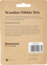 Rosewood Boredom Breaker Woodies Nibble Stix, Pack of 5, Rabbit Toys & Small Animal Toys - Image 3