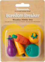 Rosewood Boredom Breaker Woodies Nibble Stix, Pack of 5, Rabbit Toys & Small Animal Toys