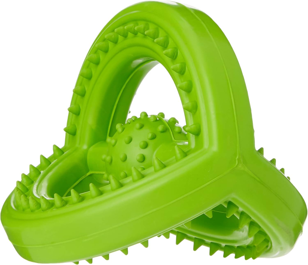 HAPPYPET Tough Toys Frame Ball Dog Puppy Toy Durable Strong Tough Fun Interactive Chewing Outdoor Playing Fetch Retrieve for Small Medium Large Breeds