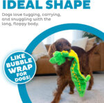 Outward Hound Squeaker Matz Plush Gator Dog Toy, XL - Image 3