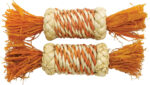 Rosewood Boredom Breaker Corn Rattle Rollers, Small Animal Activity Toy, Pack of 2