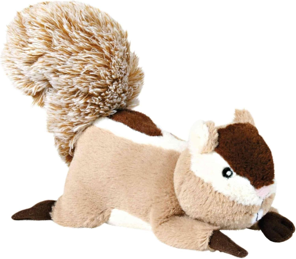 Plush Squeaky Squirrel Dog Toy (24 cm)