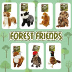 Animal Instincts Forest Friends Squeaky Plush Dog Toy Soft Comfort Puppy Toy Barry Badger - Small - Image 16
