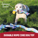 Rosewood Rope and Squeak Snake Luxury Plush Character Quality Dog Toy, 69 cm, Multicolor - Image 10