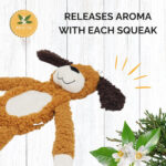 Aromadog Rescue Stuffingless Flattie Dog Toy 54cm – Scented Calming Plush with Therapeutic Essential Oils, Soft Soothing Toy with Squeaker, Stress and Anxiety Relief for Dogs - Image 8