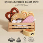 Le Toy Van Honeybake Wooden Bakers Basket Market Crate - Image 7