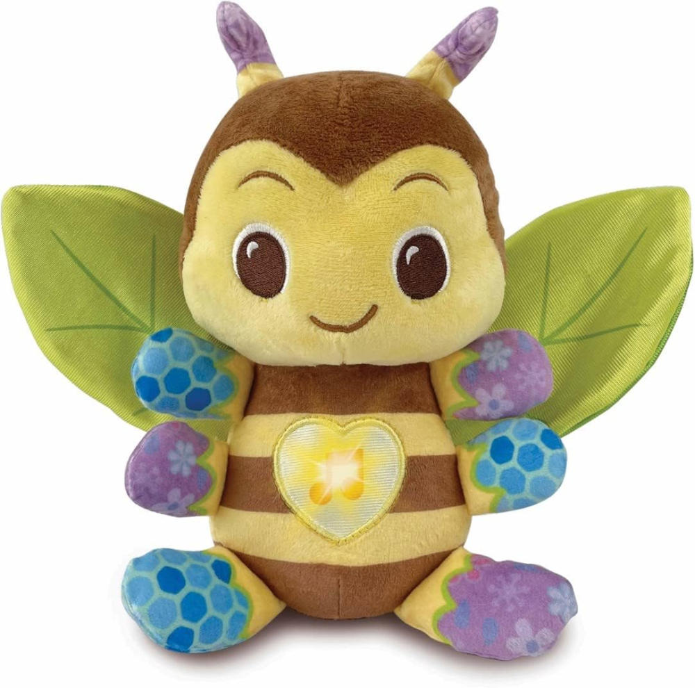 VTech Busy Musical Bee | Interactive & Sensory Cuddly Toy with Lights & Music | Suitable for Ages 3-24 Months | English Version