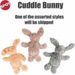 SPOT Cuddle Bunnies Dog Toy - Soft, Plush Fabric Dog Toy with Squeaker, Perfect for Cuddling, Great for Dogs and Puppies of All Ages, Medium to Large Breeds - 13" Rabbit, Assorted Colors - Image 6