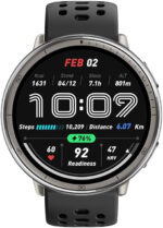 Amazfit Active 2 Smart Watch 44mm, GPS Maps with Direction, Fitness Tracker, 10 Day Battery, Sleep Monitor, 160+ Sport Modes, Water Resistant, for Android & Apple Iphone, Black Sport Silicone - Image 2
