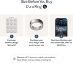 OURA Ring 4 - Silver - Size 12 - Smart Ring | Size First Ring 4 Sizing Kit | Sleep Tracking Wearable - Heart Rate - Fitness Tracker - Up to 8 Days Battery Life - Image 3