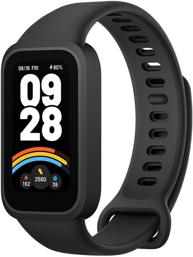 XIAOMI Smart Band 9 Active, Sports fitness tracker, 1.47'' TFT display, 60Hz high refresh rate, 18 Days Battery Life, sleep and health monitoring, 50 sports modes, 5ATM, iOS & Android, Black