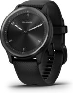 Garmin vívomove Sport, 40mm Hybrid Smartwatch with Health and Fitness functions, Hidden Touchscreen Display and up to 5 days battery life, Black - Image 2