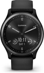 Garmin vívomove Sport, 40mm Hybrid Smartwatch with Health and Fitness functions, Hidden Touchscreen Display and up to 5 days battery life, Black - Image 7