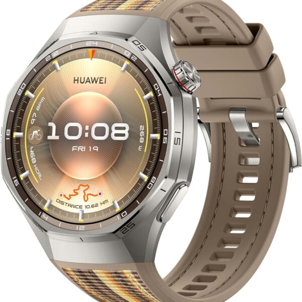 HUAWEI WATCH GT 6 Pro Accurate GPS 46mm Smart Watch, 1.47''AMOLED Touchscreen, up to 21 Days Battery life, Pro-level Cycling, 100+ Sports Mode, iOS & Android, ECG Analysis, Health Monitoring, Brown