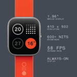 CMF by Nothing Watch Pro Smartwatch with 1.96 AMOLED display, Fitness Tracker, Built-in multi-system GPS, Bluetooth calling with AI noise reduction and up to 13 days of usage - Dark Grey - Image 7