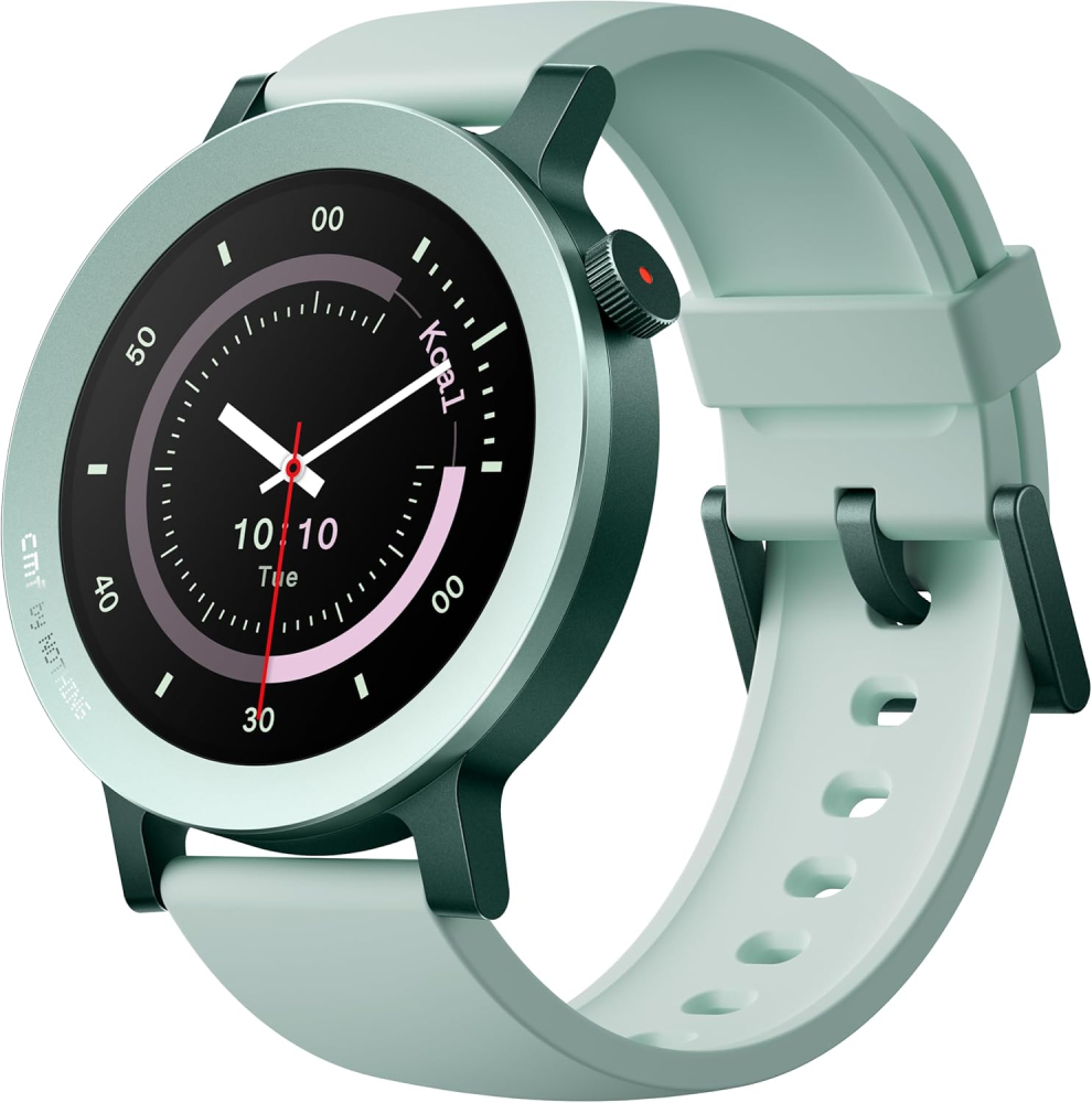 CMF by Nothing Watch 3 Pro Smartwatch with 1.43’ AMOLED Display, 13 days Battery Life, Dual-band GPS, Bluetooth Calls with AI Noise Reduction, Advanced Heart Rate and Sleep Monitoring- Light green