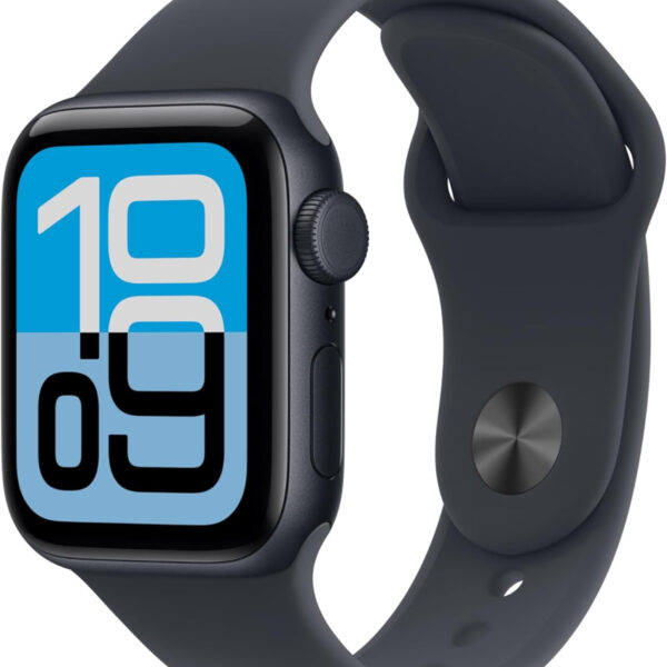 Apple Watch SE 3 GPS + Cellular 40mm Smartwatch with Midnight Aluminium Case with Midnight Sport Band M/L. Fitness and Sleep Trackers, Heart Rate Monitor, Always-On Display, Water Resistant