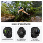 Garmin Instinct 3 [Renewed], 45mm AMOLED Rugged GPS Smartwatch,Built in Sports Apps and Health Monitoring, LED Flashlight, Shock Resistant, 10 ATM, Up to 18 days Battery Life, Black (Renewed) - Image 10