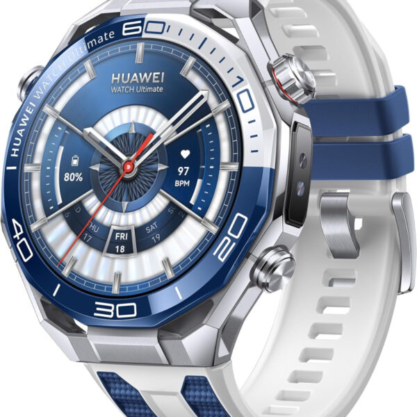 HUAWEI WATCH Ultimate 2 Smart Watch, GPS, Zirconium-based Liquid Metal Case, 150-Meter Diving Watch, Sonar-based Underwater Communication, Accurate Health Monitor, eSIM Cellular Calling, Blue