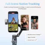 DJI Osmo Mobile 8 Gimbal Stabilizer for Phone, AI Native Tracking with Audio & Lighting, 360° Pan Rotation, Built-in Extension Rod & Tripod, 10h Battery, Extension Rod, Robust 3-Axis Stabilization - Image 2