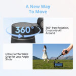 DJI Osmo Mobile 8 Gimbal Stabilizer for Phone, AI Native Tracking with Audio & Lighting, 360° Pan Rotation, Built-in Extension Rod & Tripod, 10h Battery, Extension Rod, Robust 3-Axis Stabilization - Image 5