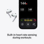 Apple AirPods Pro 3 Wireless Earbuds, Active Noise Cancellation, Live Translation, Heart Rate Sensing, Hearing Aid Feature, Bluetooth Headphones, Spatial Audio, High‑Fidelity Sound, USB‑C Charging - Image 7