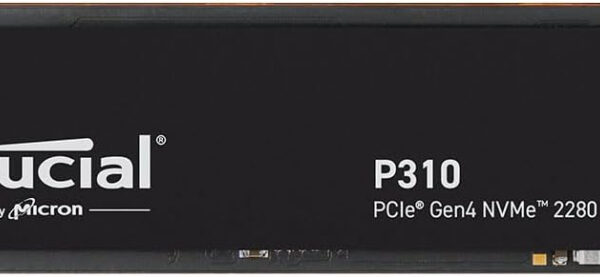 Crucial P310 1TB SSD M.2 2280 NVMe PCIe Gen4, Up to 7,100MB/s, Laptop & Desktop (PC) Compatible, Internal Solid State Drive - CT1000P310SSD801