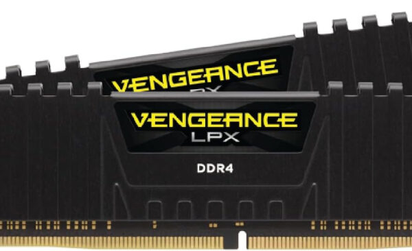 CORSAIR VENGEANCE LPX DDR4 RAM 32GB (2x16GB) 3200MHz CL16-20-20-38 1.35V Intel XMP AMD EXPO Computer Memory – Black (CMK32GX4M2E3200C16)