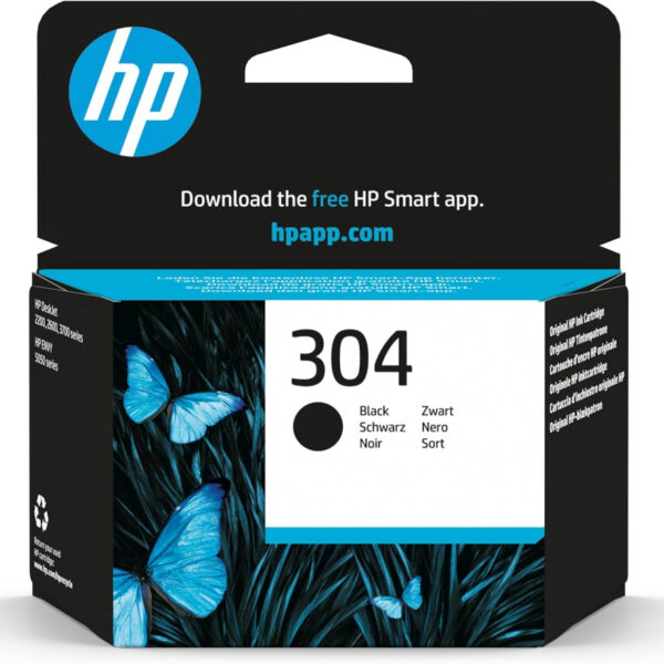 HP Inkjet Cartridges, Black, Standard (Pack of 1)