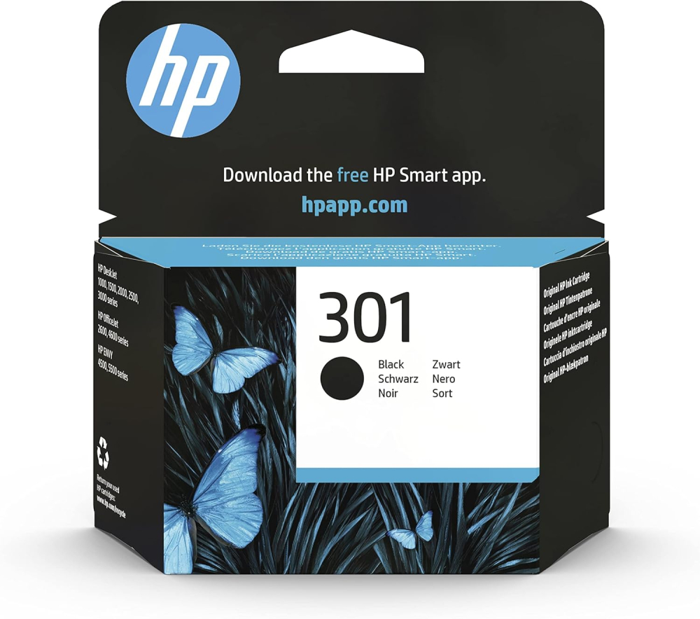 HP 301 Black Original Ink Cartridge (CH561EE)