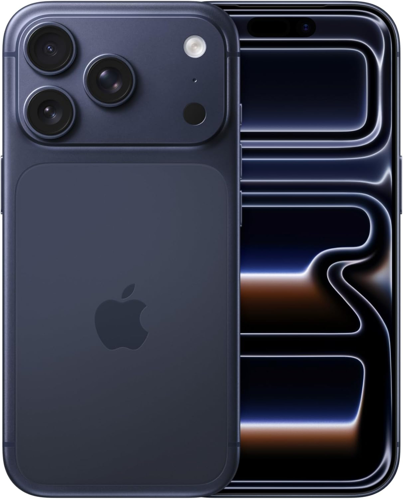 Apple iPhone 17 Pro 256 GB: 6.3-inch Display with ProMotion up to 120Hz, A19 Pro Chip, Breakthrough Battery Life, Pro Fusion Camera System with Center Stage Front Camera Deep Blue