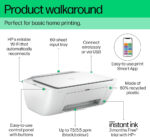 HP DeskJet 2810e All in One Printer | Perfect for Home | Colour | Wireless | Print, Scan & Copy | 3 Months of free Instant Ink | Easy Setup & Reliable Wi-Fi | White - Image 7