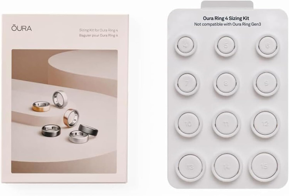 Oura Ring 4 Sizing Kit - Size Before You Buy - Unique Sizing Classification for Smart Rings - Receive Credit for Purchase