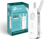 TP-Link RE550 AC1900 WiFi Extender Booster, Dual Band WiFi Booster, 3 Antennas, Gigabit Ethernet Port, Intelligent Monitor, AP Mode, APP Control, Ultimate Compatibility WiFi Mesh, Easy Setup