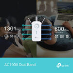 TP-Link RE550 AC1900 WiFi Extender Booster, Dual Band WiFi Booster, 3 Antennas, Gigabit Ethernet Port, Intelligent Monitor, AP Mode, APP Control, Ultimate Compatibility WiFi Mesh, Easy Setup - Image 9