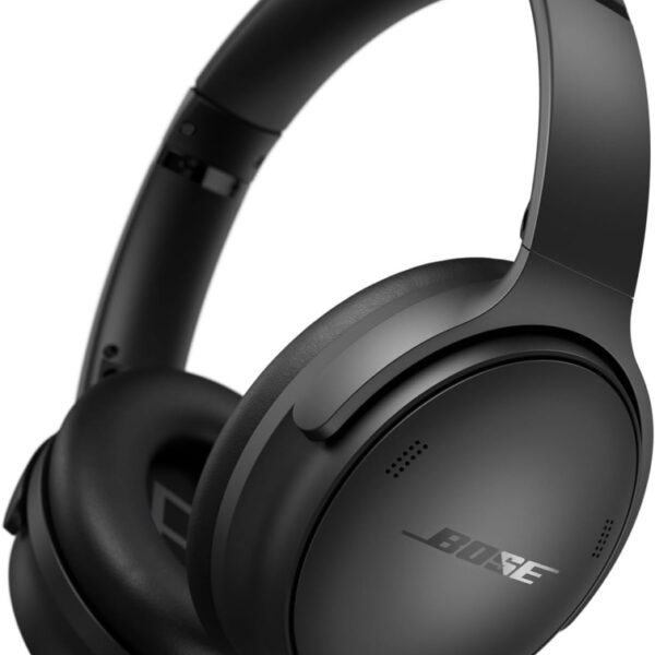 Bose QuietComfort SC Wireless Noise Cancelling Headphones, Bluetooth Over Ear Headphones with Up To 24 Hours of Battery Life, with Soft Case, Black